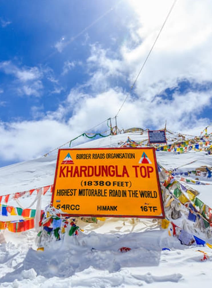 Take the Khardungla to get from Leh to Nubra Valley - ladakh trip